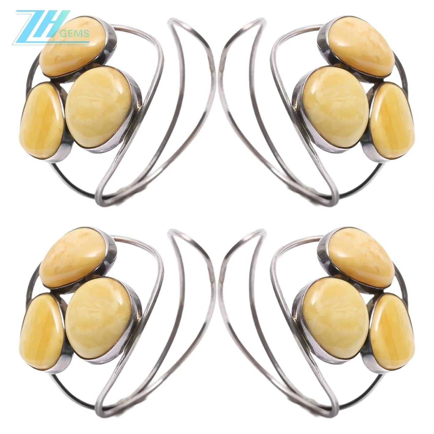 Massive Baltic Amber Round Shape Ring Yellow Yolk Gemstone Adjustable Solitaire 925 Silver Handmade