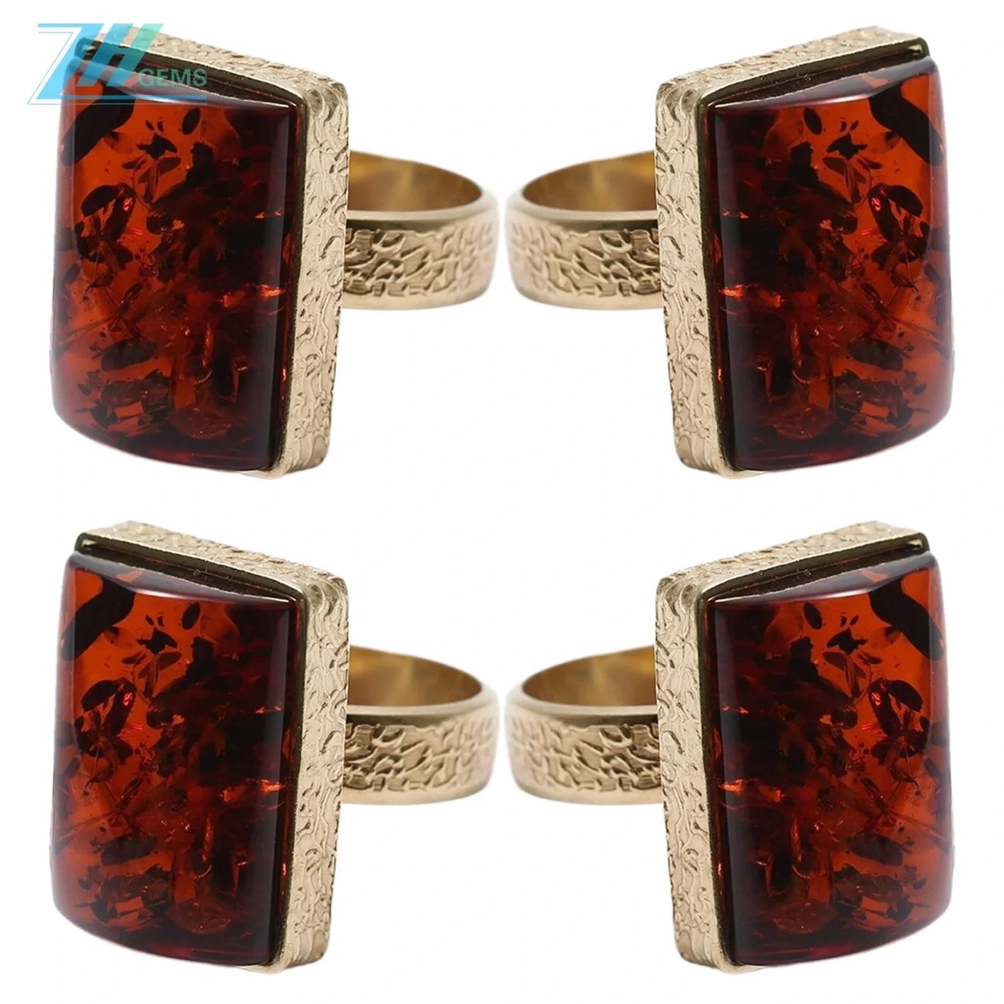 Red Amber Ring Ruby Baltic Amber Adjustable Size Resizeable Statement Jewelry Gift For Her Summer Choice Idea Unisex