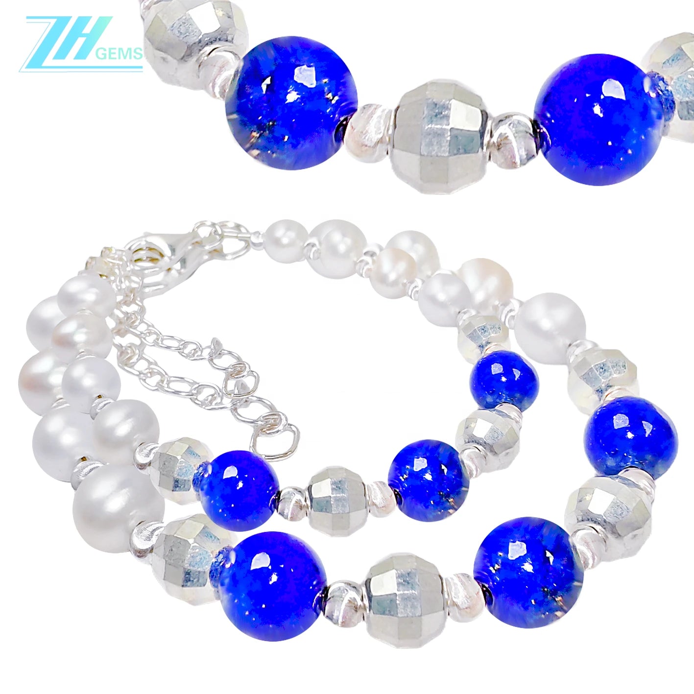 Natural Lapis Lazuli Bracelets Women's Jewelry Beaded Treasure Bracelets Gifting Gifts Fine Jewelry Original Handmade Designs