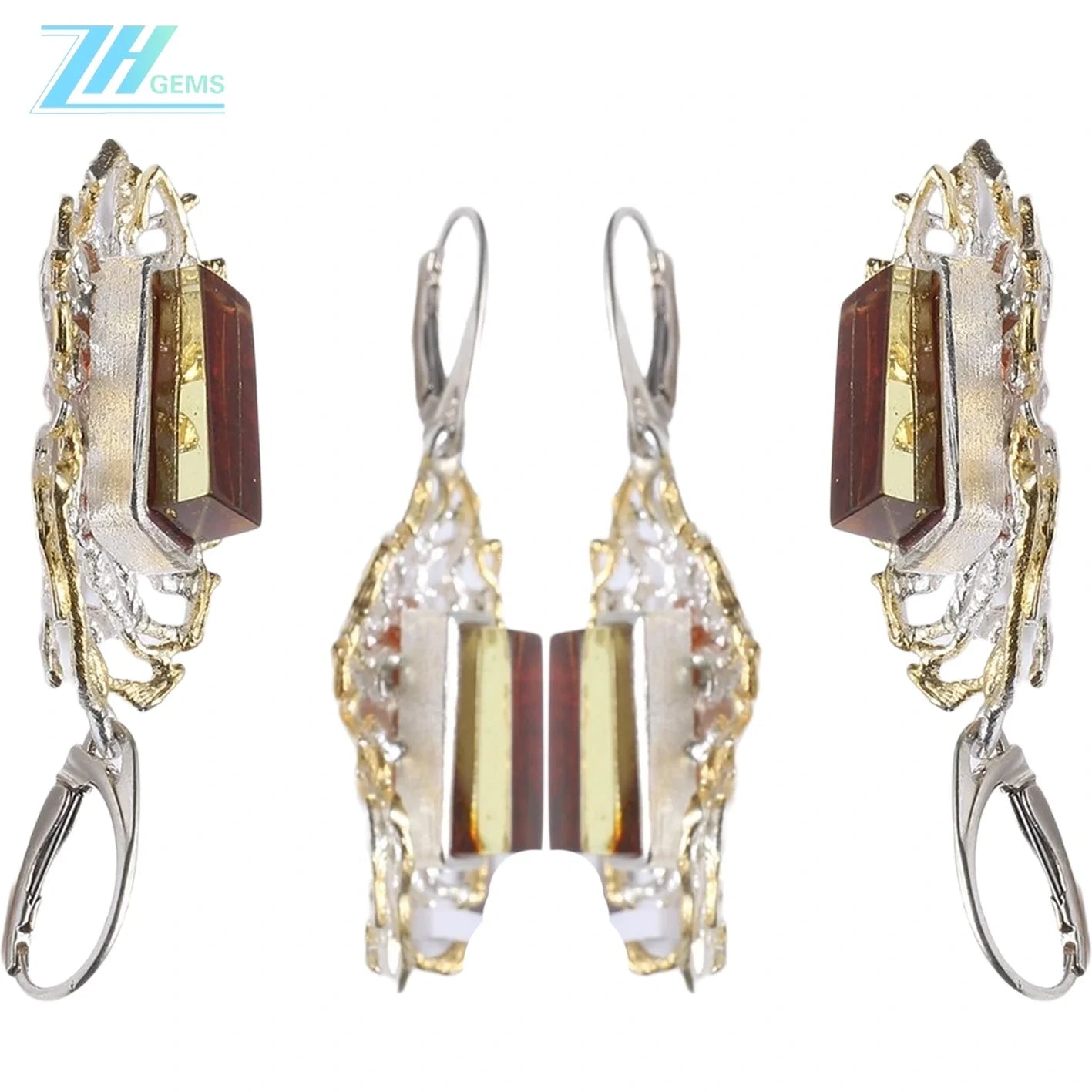 Amber Earring Meaningful Jewelry Gift For Her Wife And Mom Gemstone Stones For Jewelry Making Holiday Gift Beadwork Design