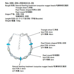 Popular Handmade Bracelets Exquisite Natural Pearl Bracelets Fashion Women's Jewelry Versatile Multi-occasion Pearl Bracelets