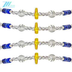 S925 Silver Strings Obsidian Abacus Amber Shaped Beads Sterling Treatment Turquoise Interpreting Oriental Style Unique Flavor