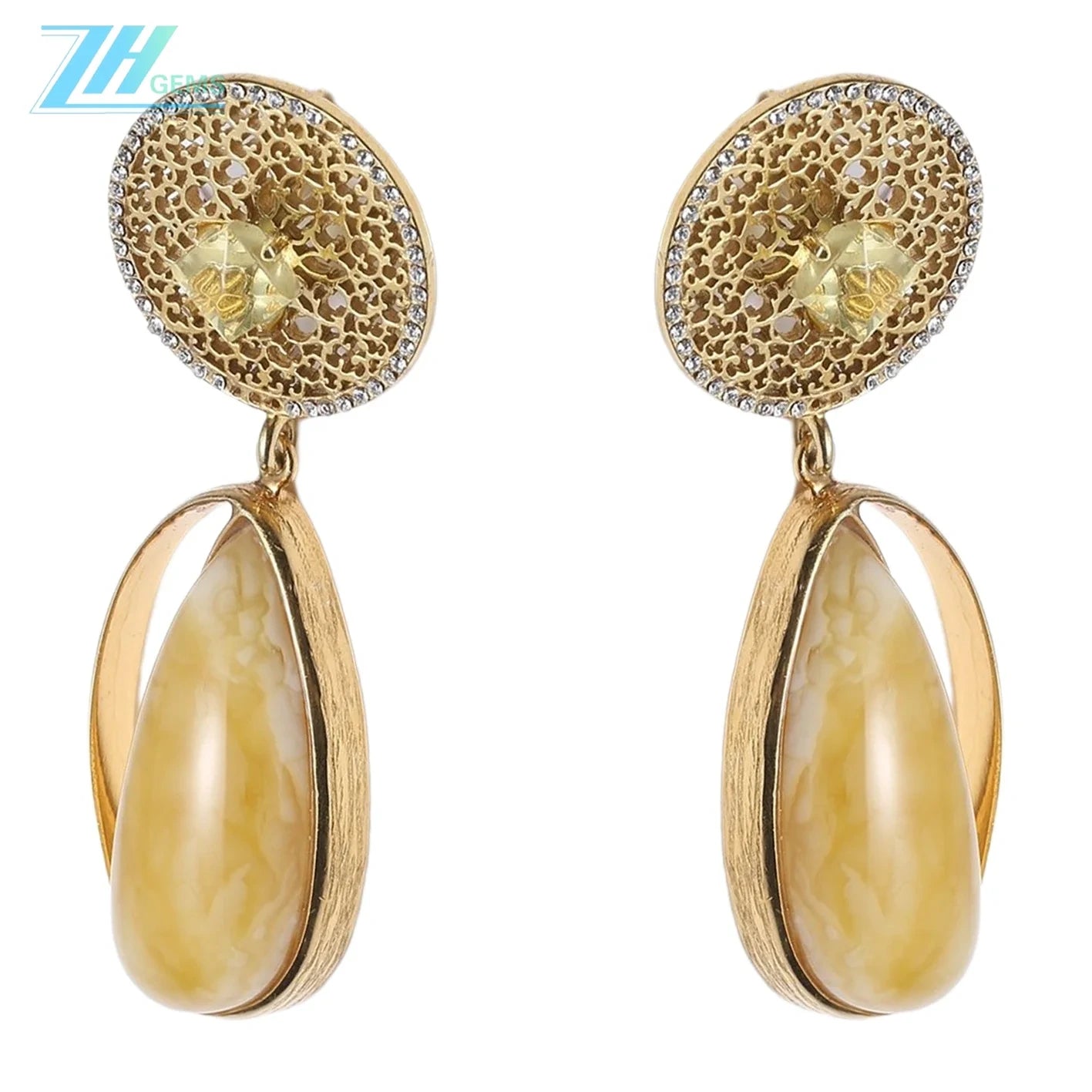 Amber With Gold Plated Sterling Silver Yellow Burgundy Oval Dropmodern Amber Jewellery Set Gift For Women Necklace Collection