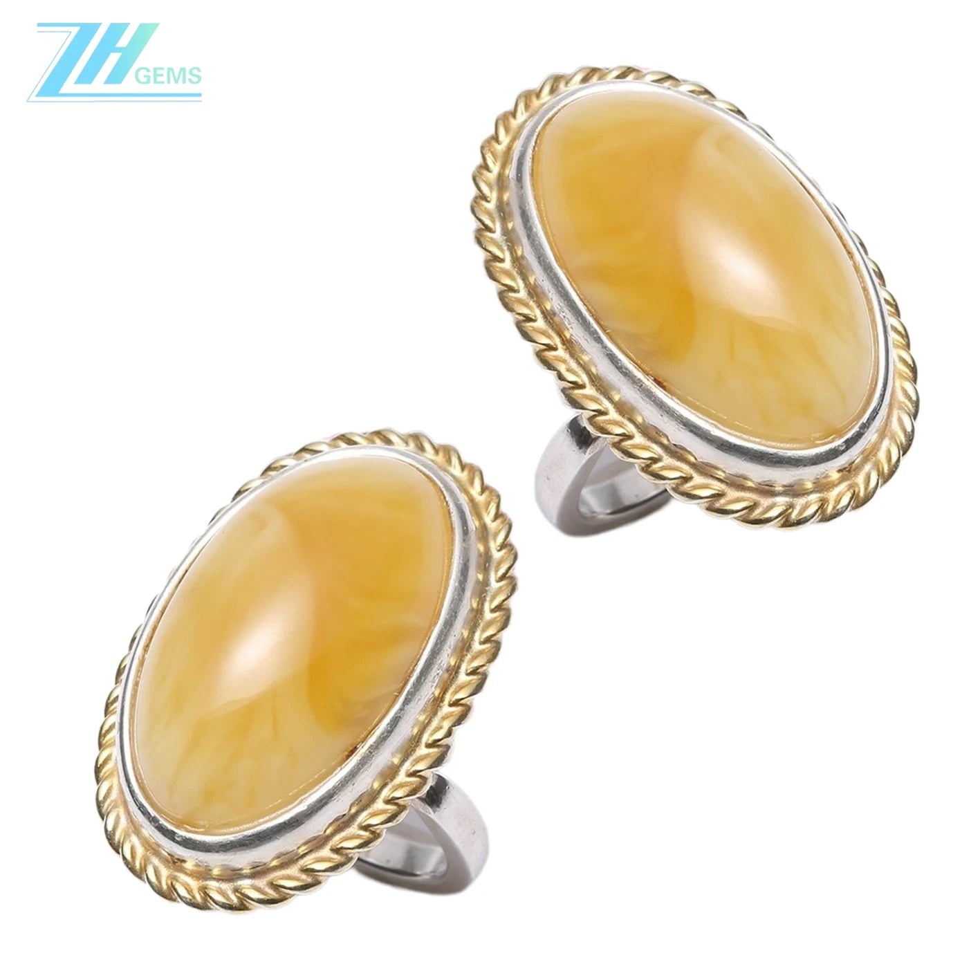 Amber Hobo Style Sea Lover Boho Ring Beach Jewelry Yellow Sundance Style Women Gift For Her Modern Amber Unusual As Gift