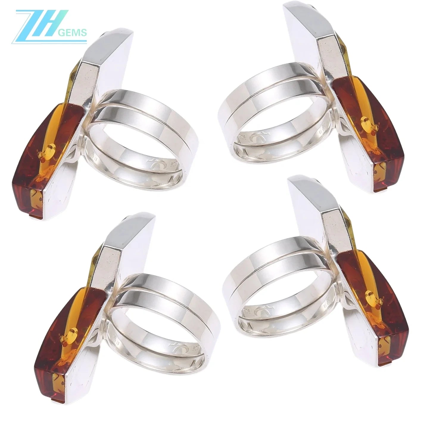 12.8g Baltic Amber Ring Jewelry Set Diy Jewelry Making And Amber Design Making Jewelry Holiday Gift Loose Gemstone Simple