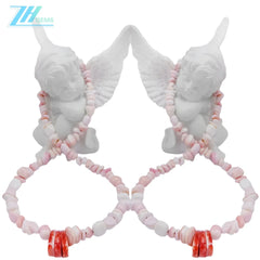 Spiny Oyster Pink Opal Pink Red 16inch 28gram Spiritual And Healing Jewelry For Growth Harmony