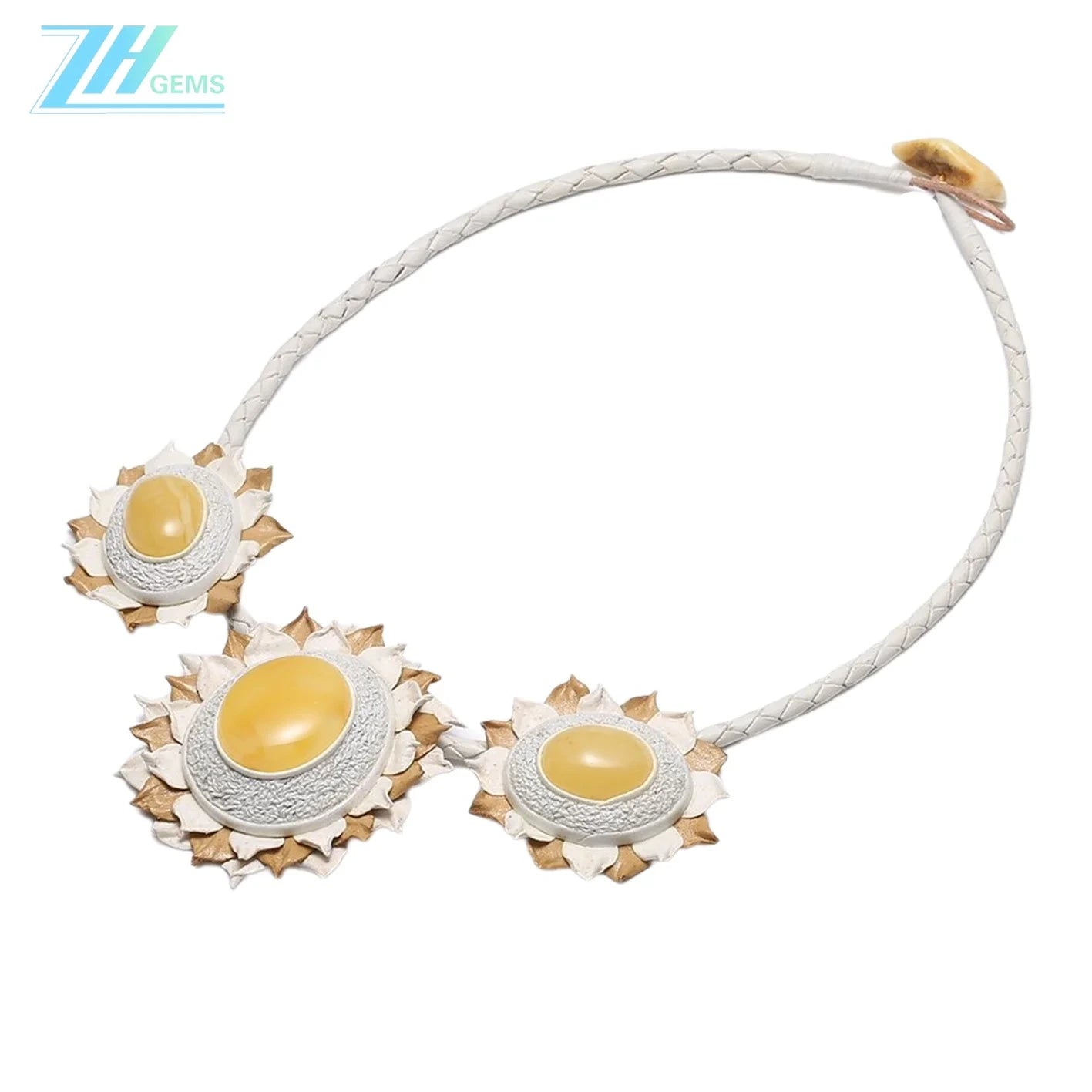 Baltic Amber Color Yellow Exquisite Beaded Meditation Simple Atmosphere 23.4g Christmas Gift Necklace