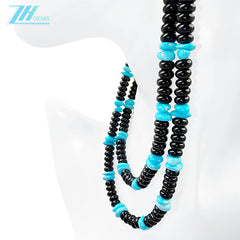 Silver Weaves A Double Layer Line Stringing Mysterious Obsidian The Interweaving Of Stars In The Night Sky