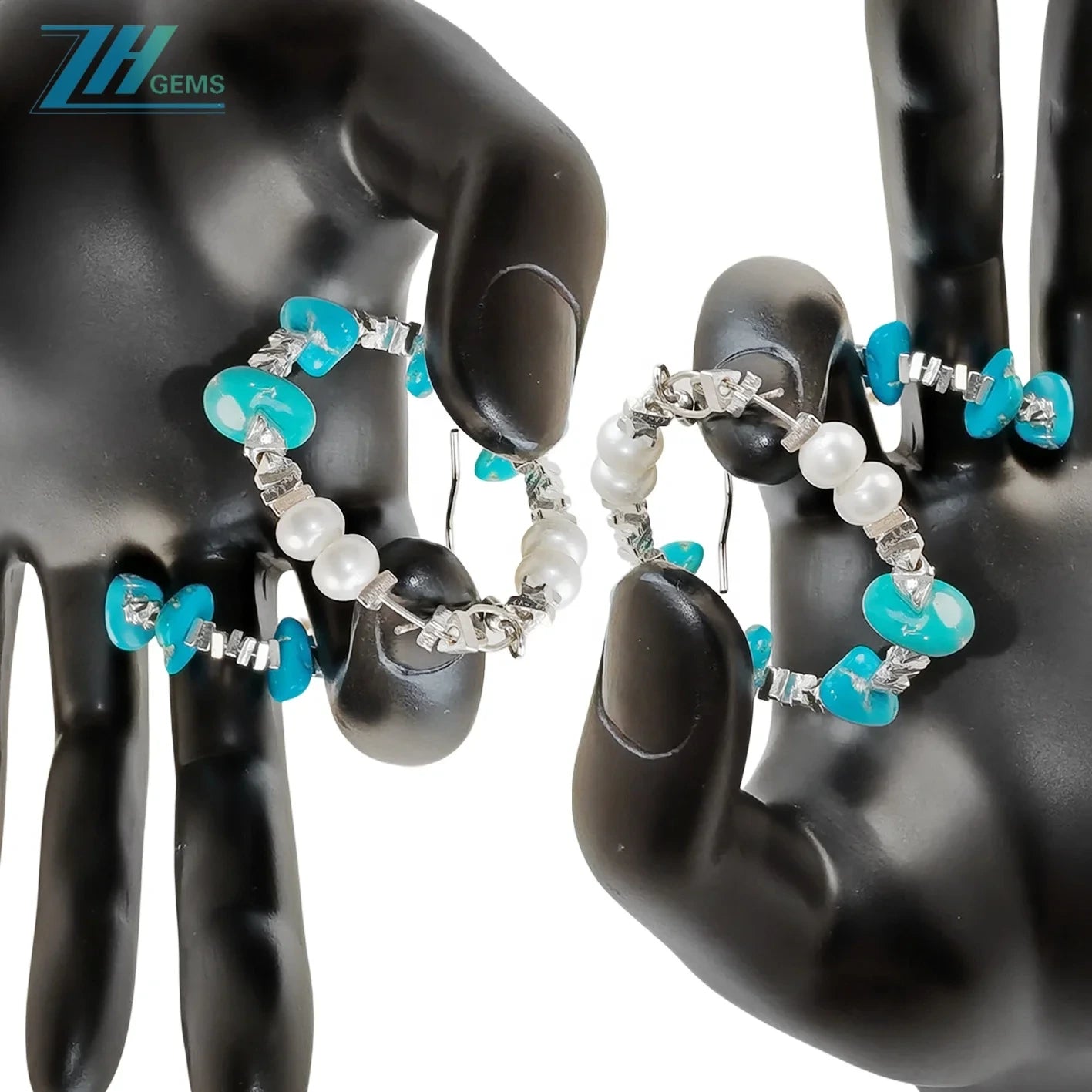 Exquisite Natural Pearl Earrings Fashion Women's Jewelry Versatile Multi-occasion Suitable Pearl Earrings Popular Models