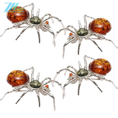 Baltic Amber Animal Pendant Stress Relief Gift For Her Strength Red With Orange Color Round Beaded Promise Gift