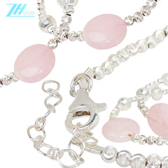Jewelry Natural Rose Quartz Natural Pearls Sets Three-piece Sets Earrings Necklaces Bracelets Original Jewelry