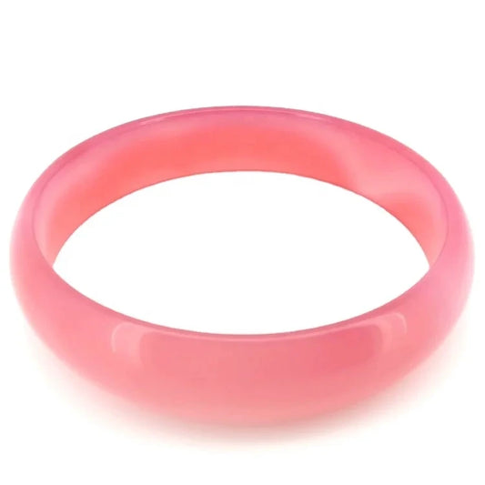 Natural Jewelry Pink Agate Gemstone Woman Man Bangle Best Gift 53-63mm