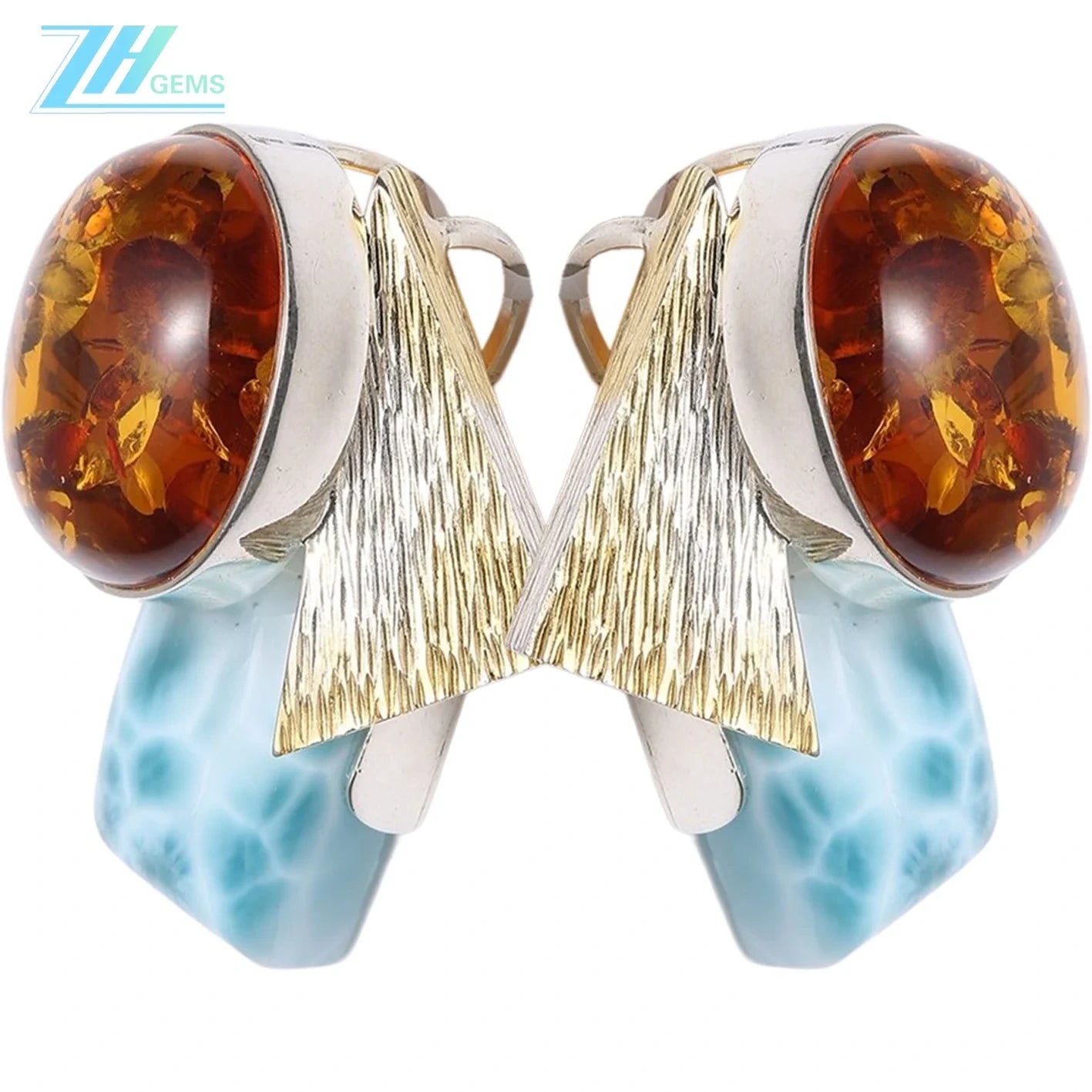 Amber Gemstone Pendant Handmade Gift For Her Baltic Amber Pendant Jewelry Set High Quality Gemstone Huge Drop Combination Red