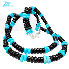 Silver Weaves A Double Layer Line Stringing Mysterious Obsidian The Interweaving Of Stars In The Night Sky