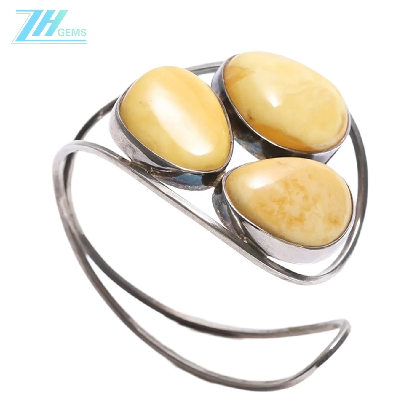 Massive Baltic Amber Round Shape Ring Yellow Yolk Gemstone Adjustable Solitaire 925 Silver Handmade