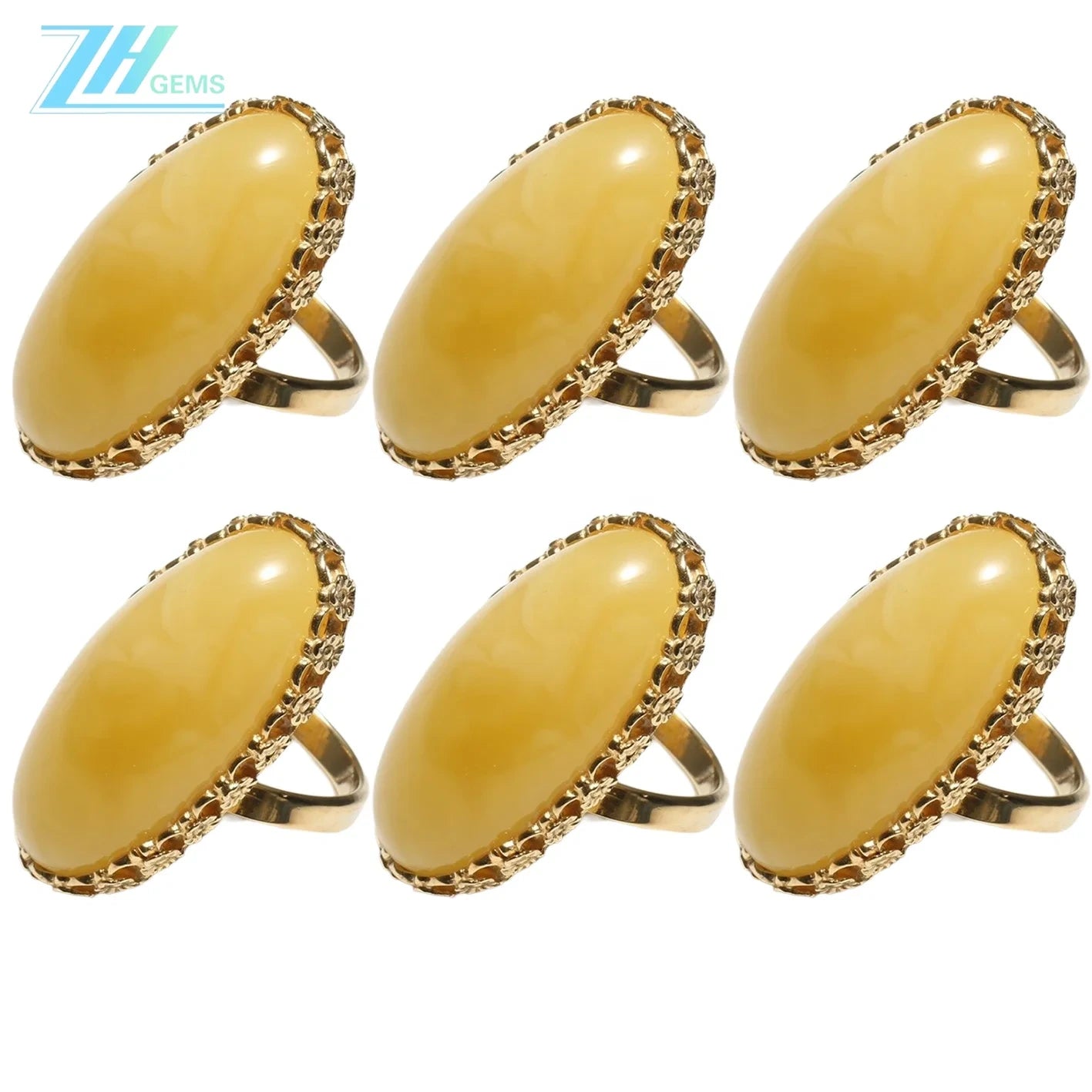 Large Yellow Amber Ring With Natural Crust Sterling Silver Natural Baltic Amber Promise