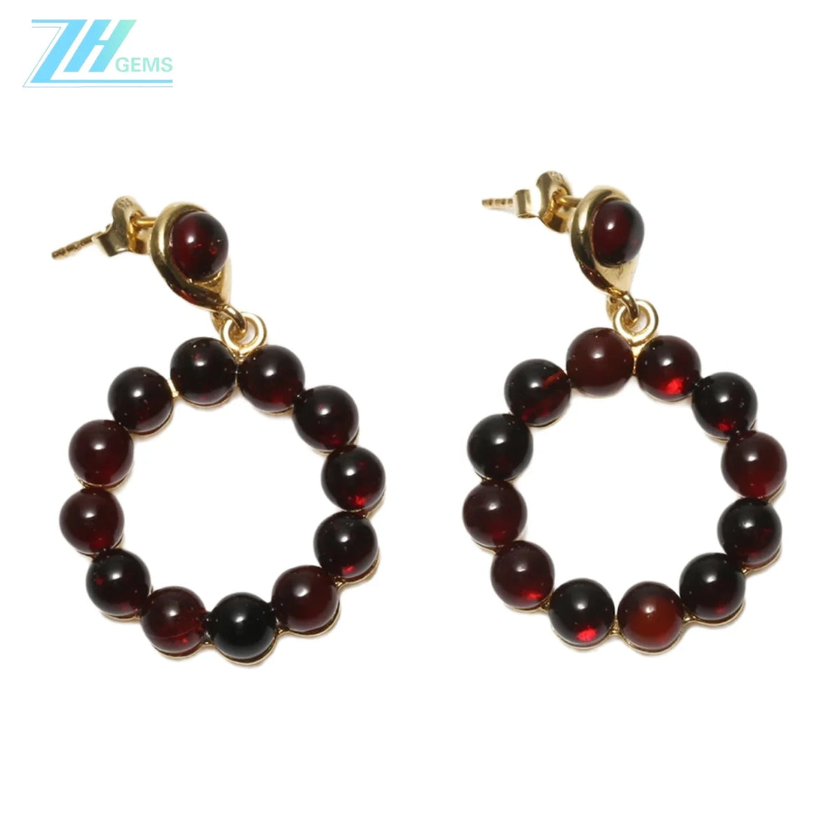 Amber Hoops Small Orange Stone Gemstone Small Gold Hoops Wire Wrapped Hoop Earrings Dainty