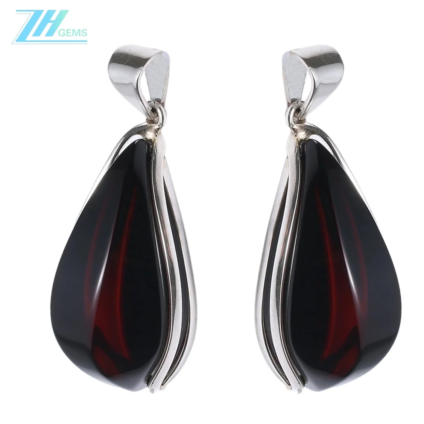 Excellent Huge Black Amber Pendant Baltic Amber And Sterling Silver Shiny Amber Pendant Various Shades Of Amber Handmade