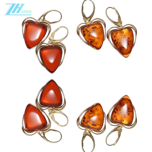 Red Baltic Amber And Sterling Much Accessary Silver And Ruby Amber Stone Drop Pendant Cute Red Amber Pendant For Women