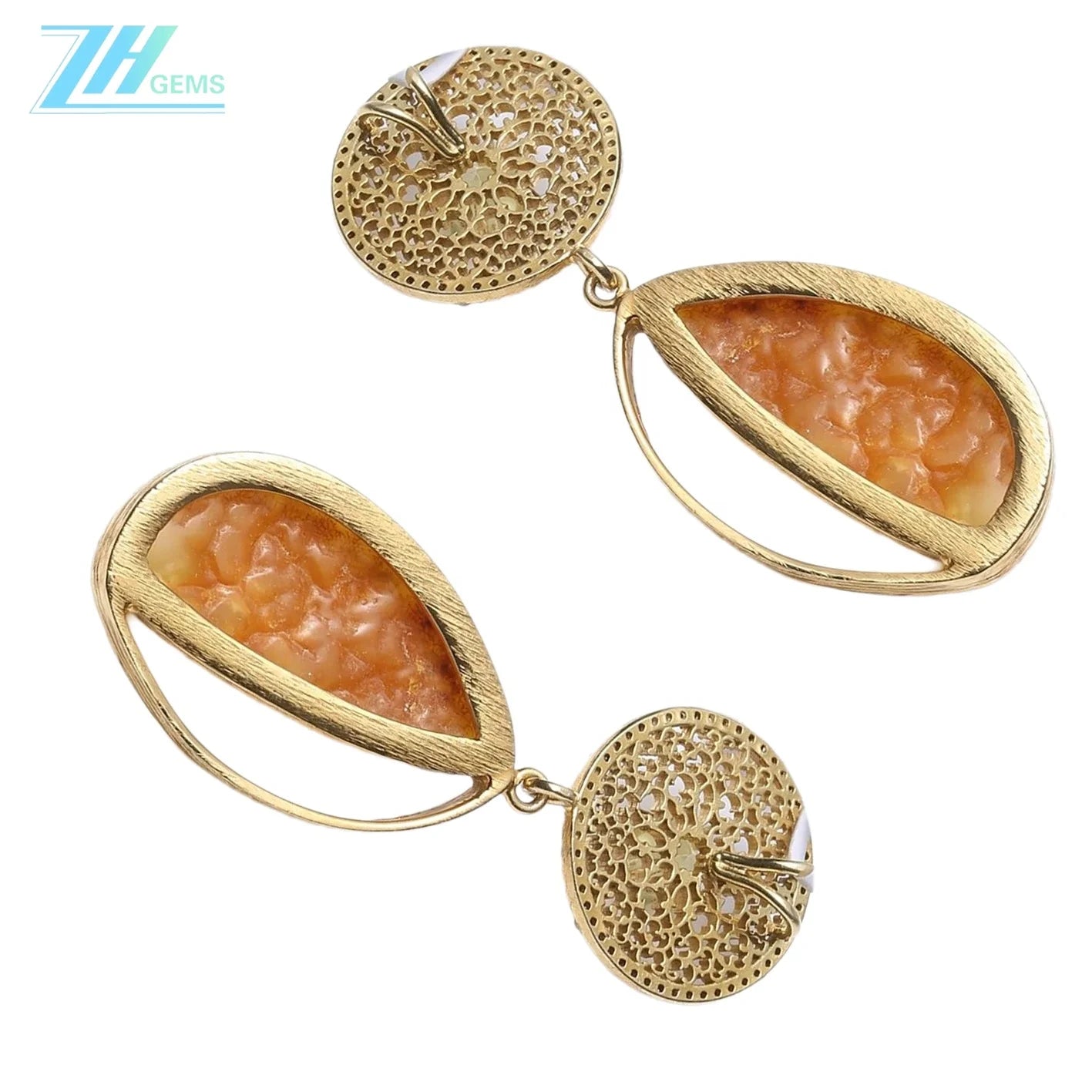 Amber With Gold Plated Sterling Silver Yellow Burgundy Oval Dropmodern Amber Jewellery Set Gift For Women Necklace Collection