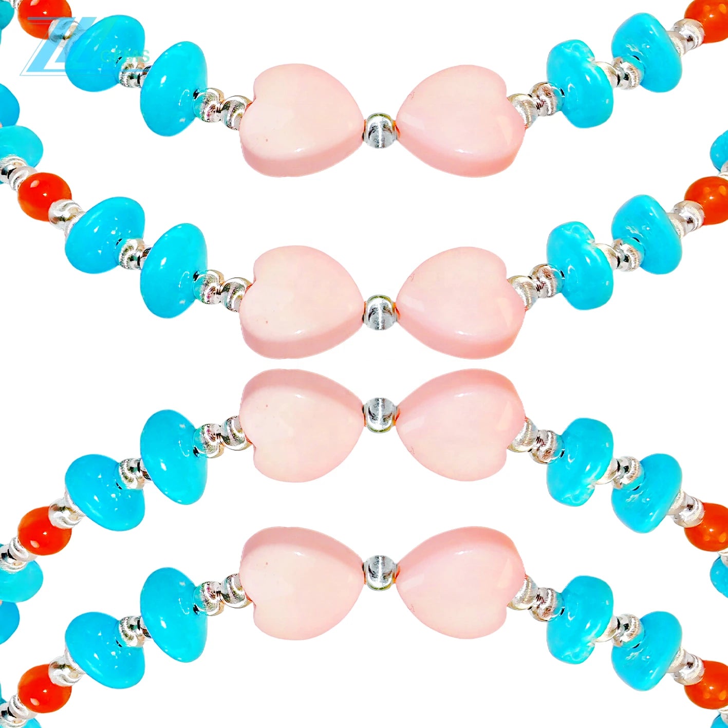 This Necklace Combines Natural Sterling Treatment Turquoise With S925 Silver Beads With A Warm Color It's Simple Yet Elegant