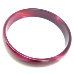 Inner 53-63mm Red Chalcedony Bangle Agate Stone Band Gemstone Width Bangle Woman Man Bangle Best Gift