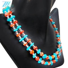 S925 Silver Elaborately Creates A Double Layer Structure Stringing Bright Red Spiny Oyster As If Winding A Passionate Ocean