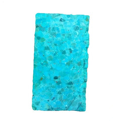 100% Naturally Blue Color Turquoise Compressed Block.1