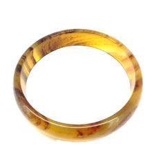 Natural Jewelry Brown Agate Gemstone Woman Man Bangle Best Gift 53-63mm