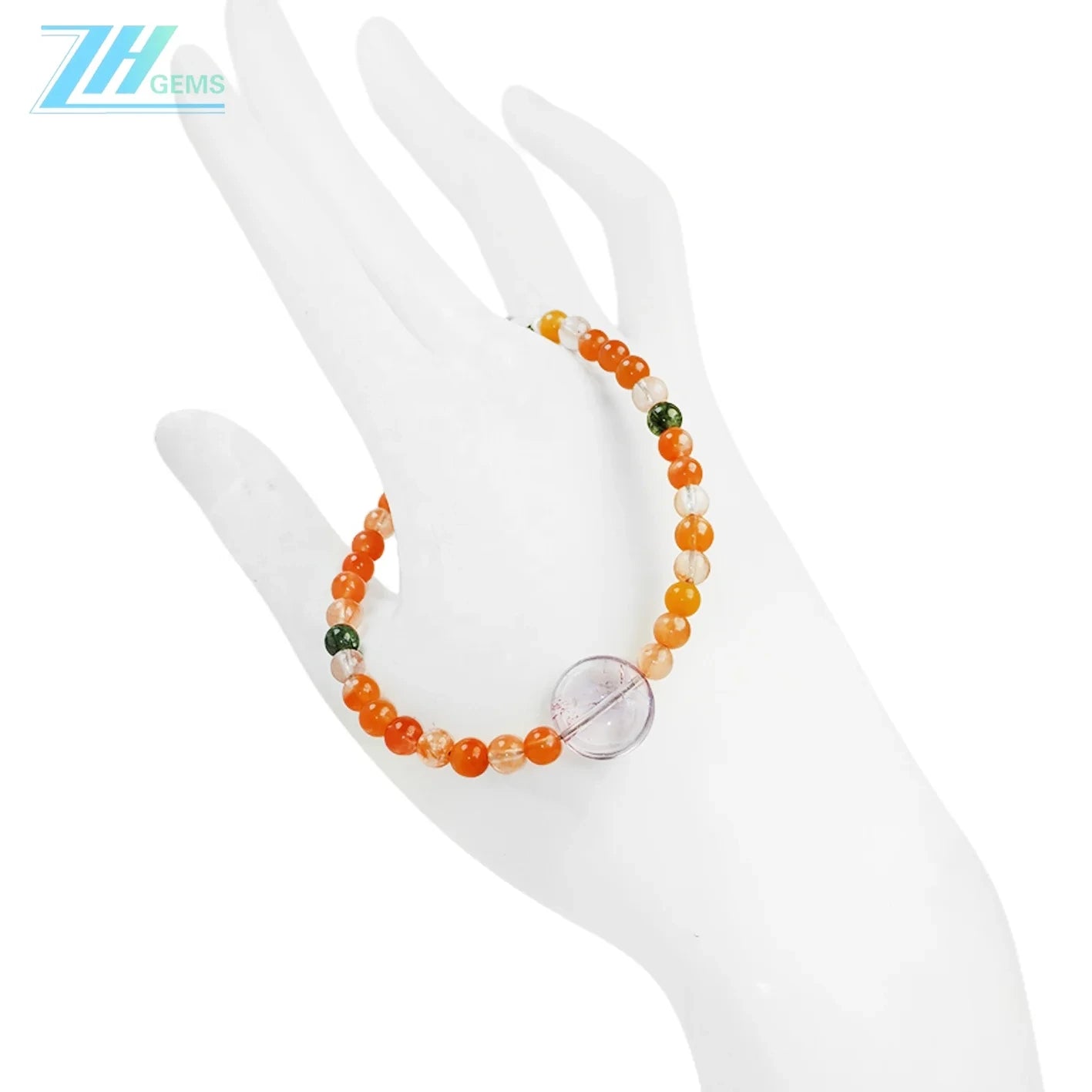 Amethyst Colored Agate Bracelet Fashion Modern Simple Style Fashion Jewelry Women's Jewelry