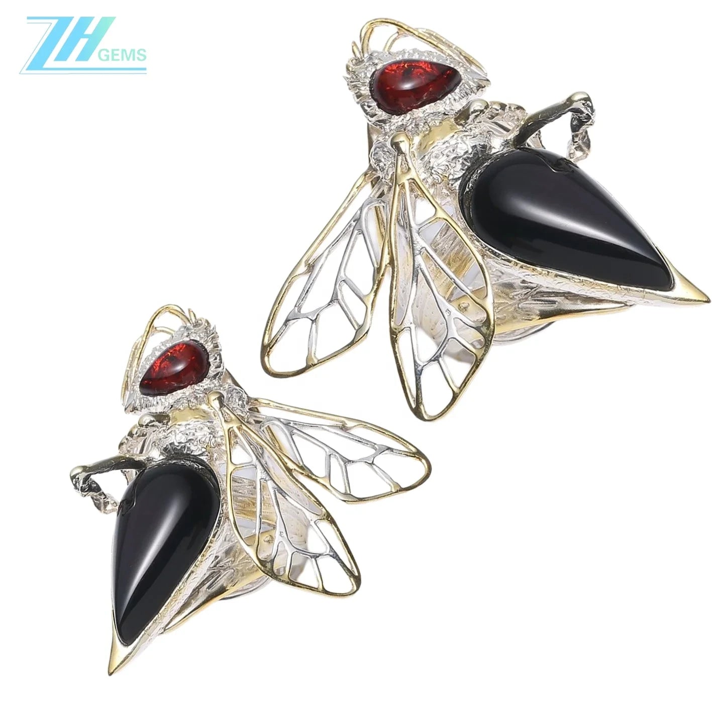 Baltic Amber Ring Jewelry Set Animal Apparence High Quality Smooth Amber Making Ring Jewelry Holiday Gift