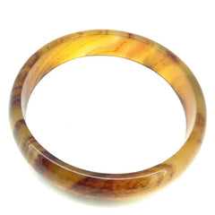 Natural Jewelry Brown Agate Gemstone Woman Man Bangle Best Gift 53-63mm