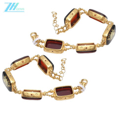 Amber Bracelet 18g Meaningful Jewelry Gift For Her Wife And Mom Gemstone Stones For Jewelry Making Holiday Gift Beadwork