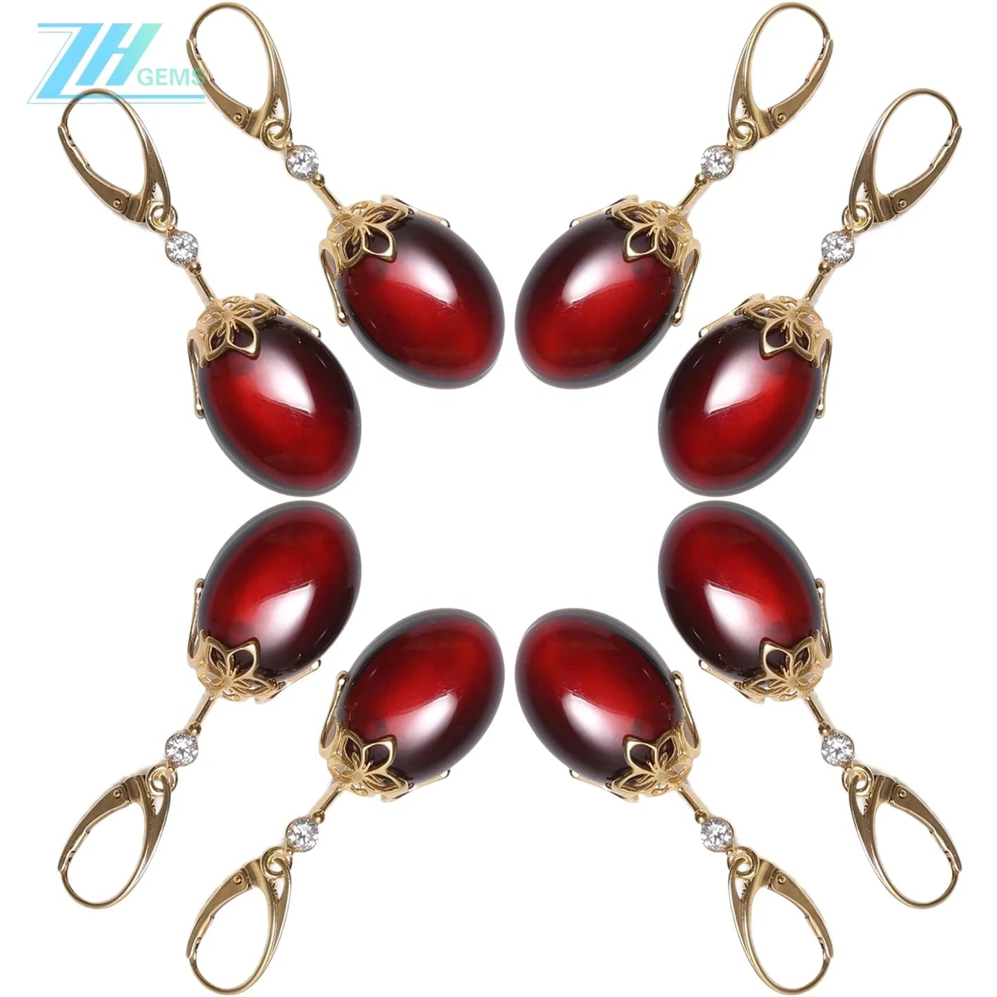 Sterling Silver Cherry Red Amber Dangle Drop Minimalist Lightweight Earrings Modern Dainty Subtle Natural Amber Jewelry Set