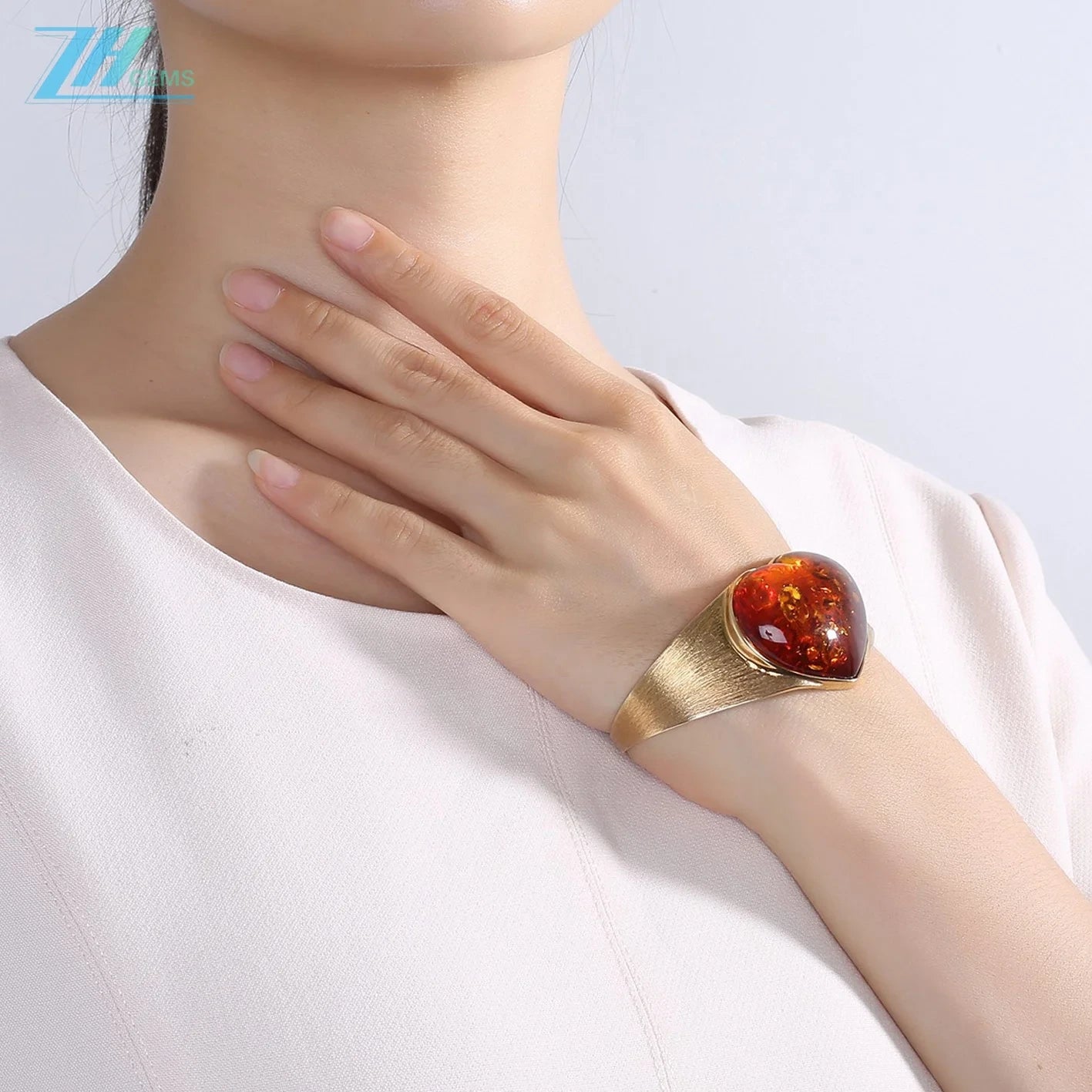 Natural Baltic Sea No Optimized Flower Bracelet Handmade Jewelry Gift For Her