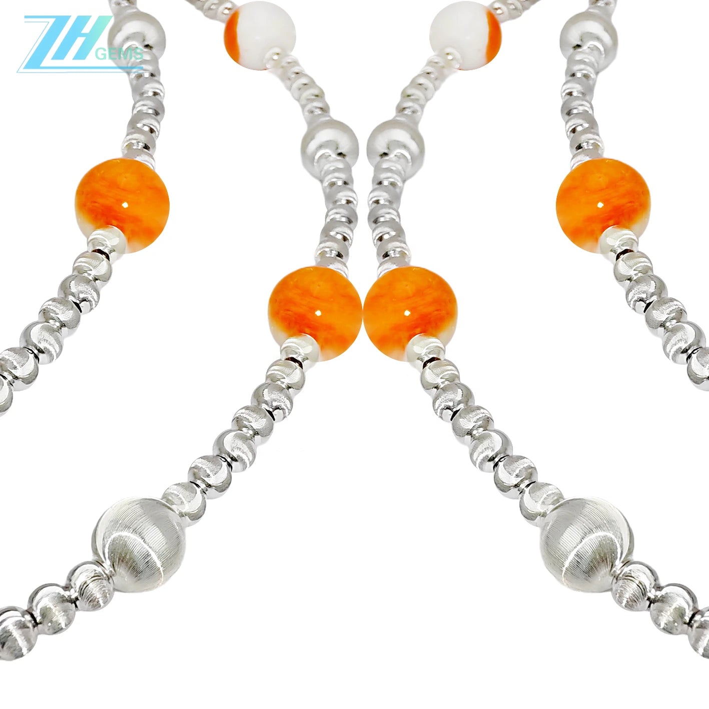 S925 Silver Strings Red Spiny Oyster Beads To Create An Oriental Style Retro Necklace The Retro Charm Flows Showing