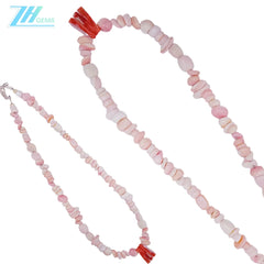 Spiny Oyster Pink Opal Pink Red 16inch 28gram Spiritual And Healing Jewelry For Growth Harmony