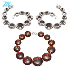 Natural Amber Beads Gemstone Bracelet Fashion Design 20.8g Made Of Natural Amber Jewelry For Gift Elegant Huge Gemstone