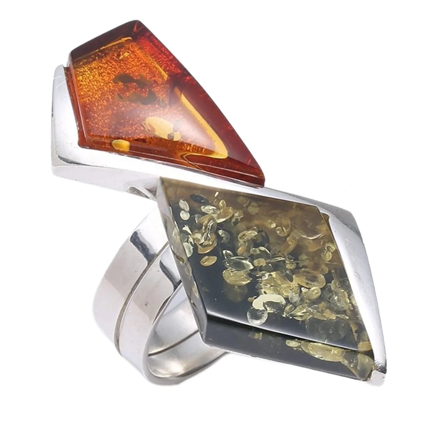 12.8g Baltic Amber Ring Jewelry Set Diy Jewelry Making And Amber Design Making Jewelry Holiday Gift Loose Gemstone Simple