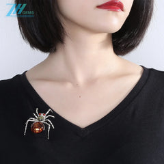 Baltic Amber Animal Pendant Stress Relief Gift For Her Strength Red With Orange Color Round Beaded Promise Gift