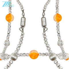 S925 Silver Strings Red Spiny Oyster Beads To Create An Oriental Style Retro Necklace The Retro Charm Flows Showing