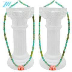 Natural Turquoise Spiny Oster Burma Jadeite 16inch 14gram Spiritual And Healing Jewelry For Growth Harmony