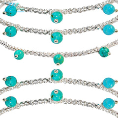 This New Chinese Style Necklace Combines S925 Silver With Natural Turquoise The Combination Of Tradition And Modernity