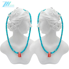 Natural Turquoise Spiny Oyster Heishi And Diamond 22gram Apatite Energy Bracelet With Natural Gemstone Beads