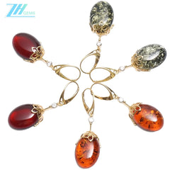 Sterling Silver Cherry Red Amber Dangle Drop Minimalist Lightweight Earrings Modern Dainty Subtle Natural Amber Jewelry Set