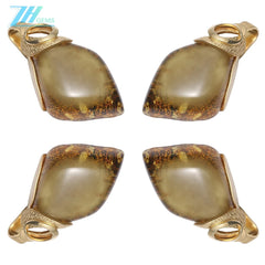 Baltic Amber Pendant Stress Relief Gift For Her Strength Pendant Huge Green Brown Drop Multi Stone For Husband Unisex Gift