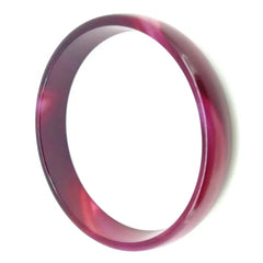 Inner 53-63mm Red Chalcedony Bangle Agate Stone Band Gemstone Width Bangle Woman Man Bangle Best Gift