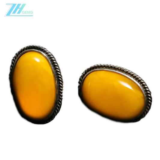 Butter Amber Earrings Natural Baltic Amber Jewelry Beautiful Genuine