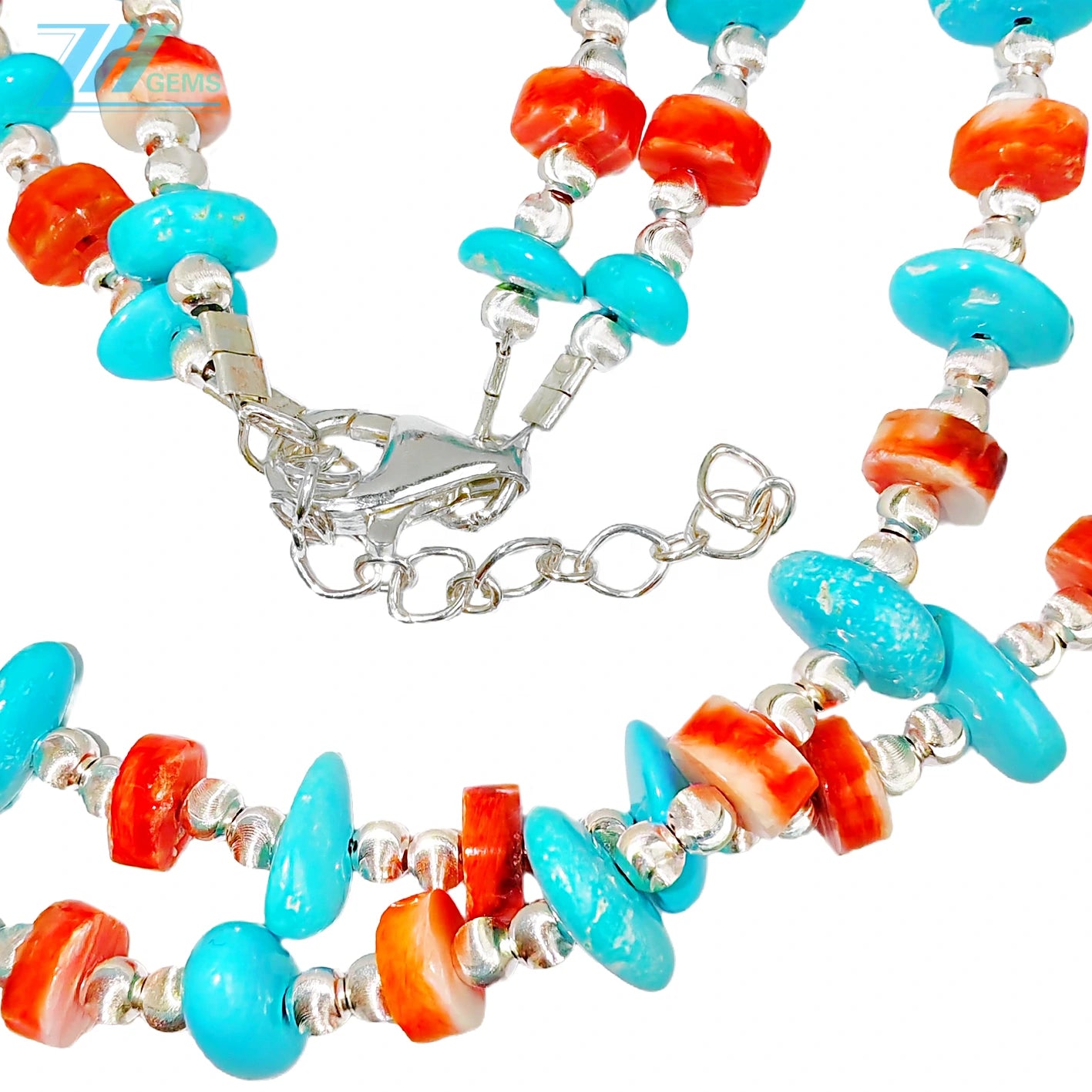 S925 Silver Elaborately Creates A Double Layer Structure Stringing Bright Red Spiny Oyster As If Winding A Passionate Ocean