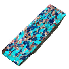 Blue turquoise and mop compressed turquoise block1